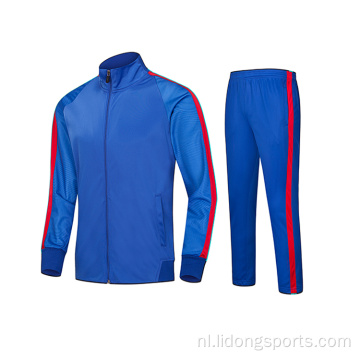 Groothandel op maat goedkoop sportteam sweatsuit set